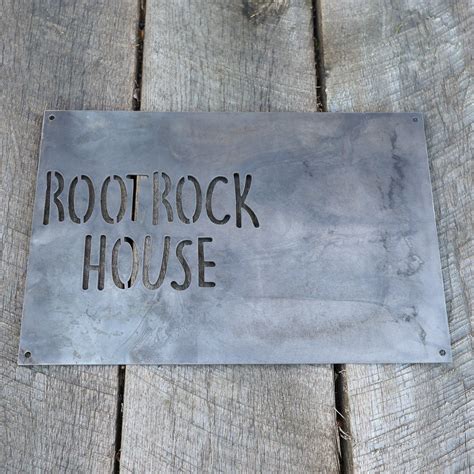 metal sign for my house|metal house signs made to order.